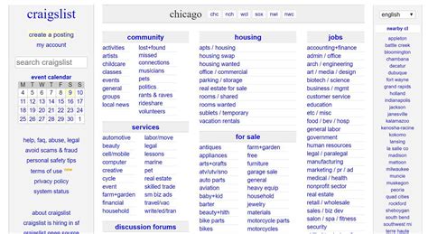 <b>craigslist</b> provides local classifieds and forums for jobs, housing, for sale, services, local community, and events. . Chicago craigdlist